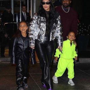 NIKE X OLIVIA KIM SILVER CROPPED PUFFER